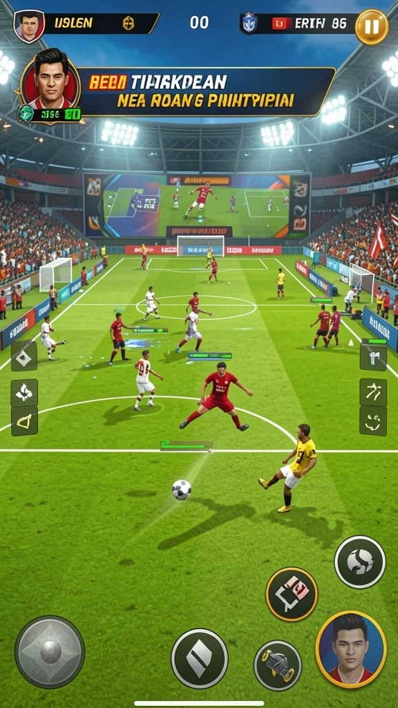 Karakter dalam game siap menghadapi setiap rintangan.