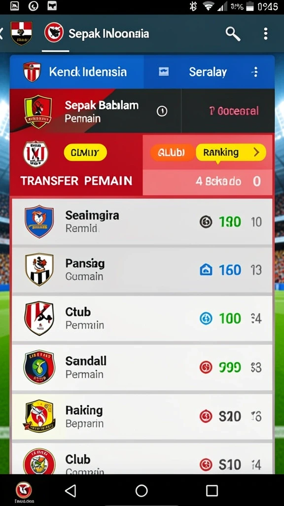 Tampilan antarmuka yang menawan dan mudah dipahami.