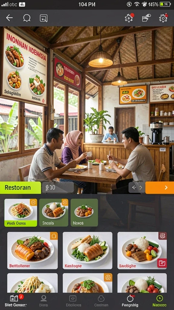 Beragam fitur menarik yang tersedia dalam aplikasi.