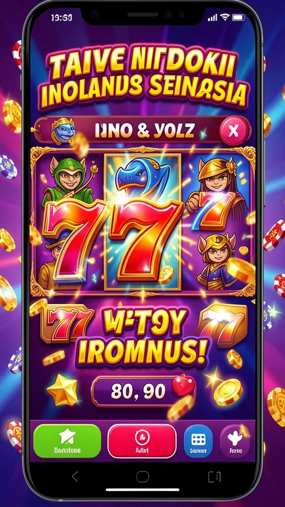 Layar utama BOSPLAY77 yang menawan.