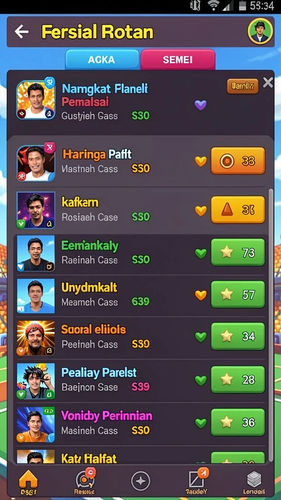 Karakter baru yang ditambahkan dalam pembaruan terbaru.