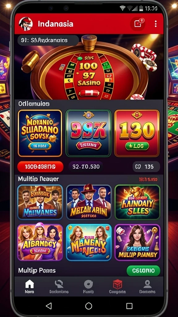Tampilan antarmuka DEWAPOKER yang menarik dan user-friendly.