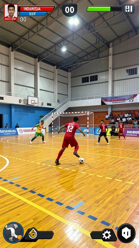 Tampilan karakter yang menarik dan penuh warna.