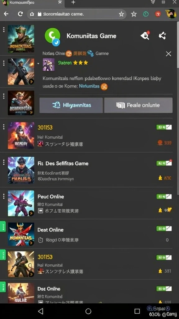 Tampilan leaderboard untuk melihat peringkat Anda.