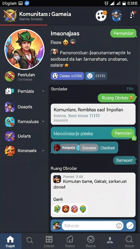 Fitur sosial untuk bersaing dengan teman-teman.