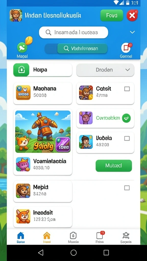 Fitur live chat untuk berinteraksi dengan pemain lain.