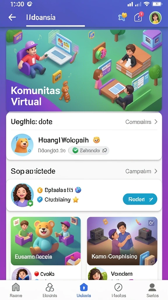 Tampilan antarmuka yang menarik dan user-friendly.