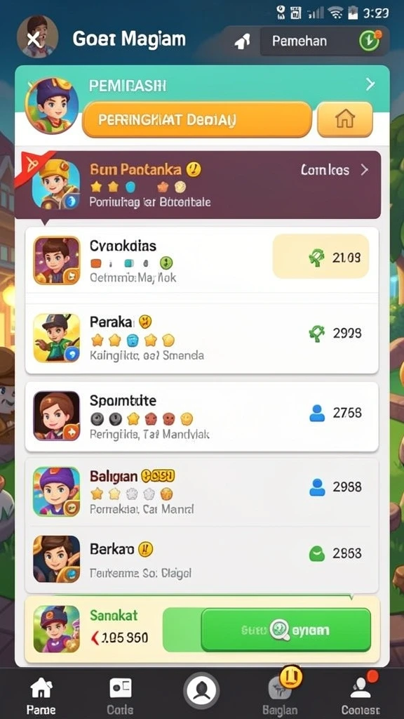Varian permainan menarik dari kartu hingga slot.