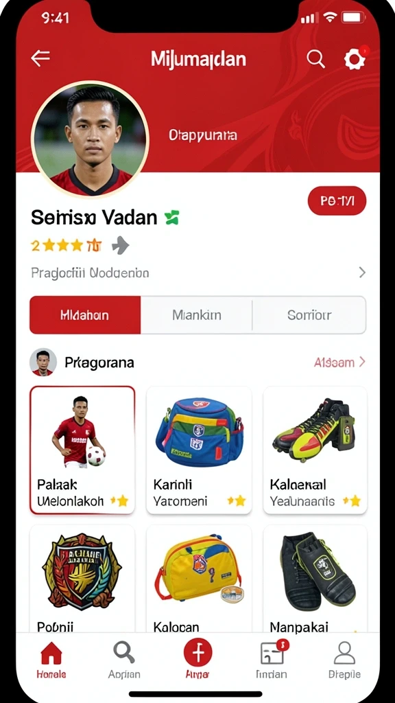 Tampilan antarmuka pengguna yang intuitif dan menarik.