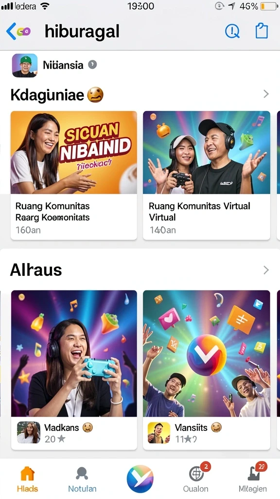 Tampilan antarmuka yang bersih dan intuitif.