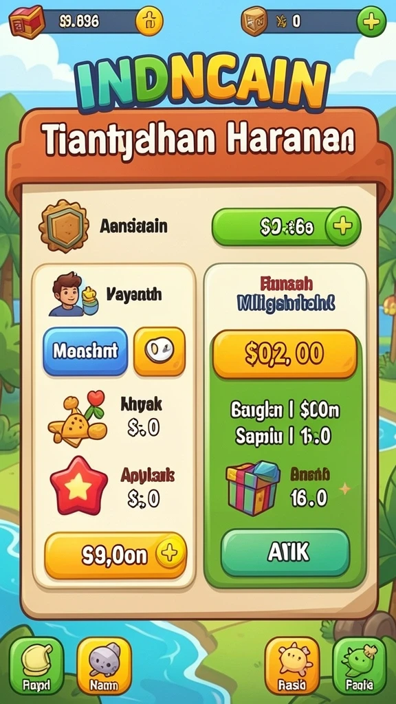 Tampilan antarmuka yang menarik dan mudah digunakan.