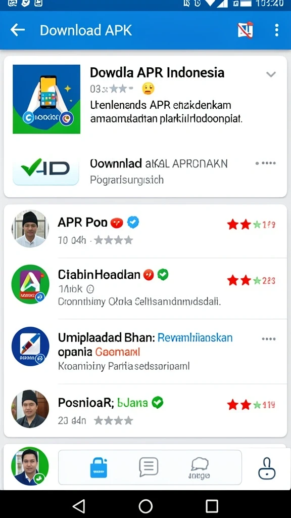 Tampilan antarmuka aplikasi yang menarik.