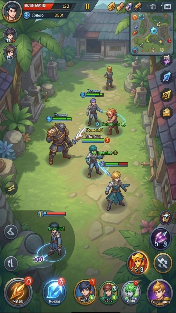 Screenshot saat mode multiplayer yang seru.