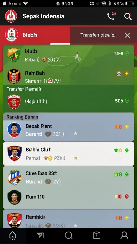 Screen gameplay yang penuh aksi dan tantangan.
