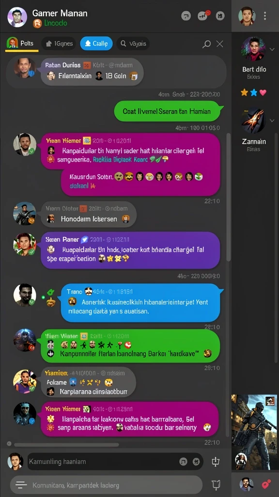 Tampilan awal yang menarik dan user-friendly.