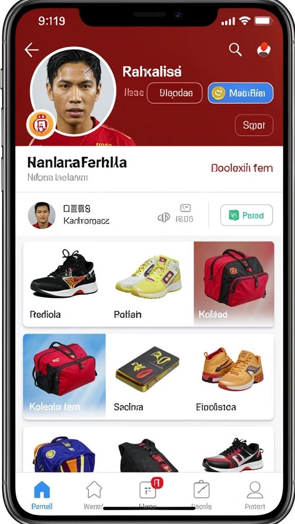 Screenshot menunjukkan tampilan karakter utama yang menarik.