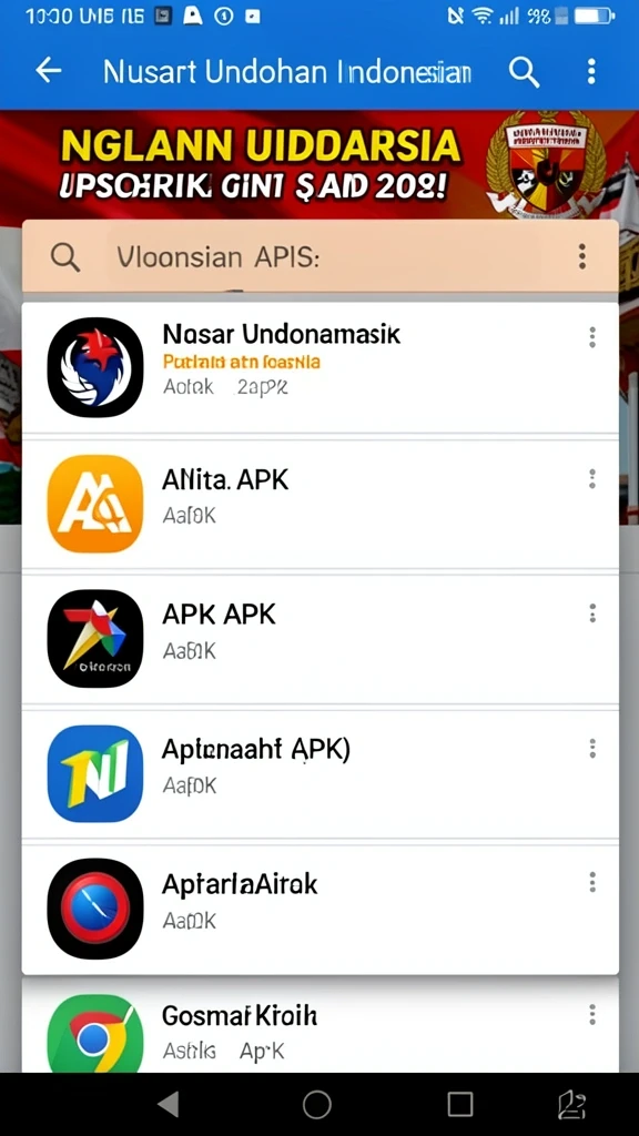 Tampilan antarmuka yang user-friendly.