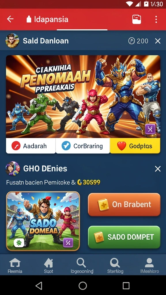 Level yang beragam dan menantang untuk semua pemain.