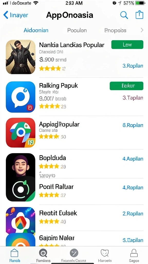 Tampilan antarmuka yang modern dan menarik.