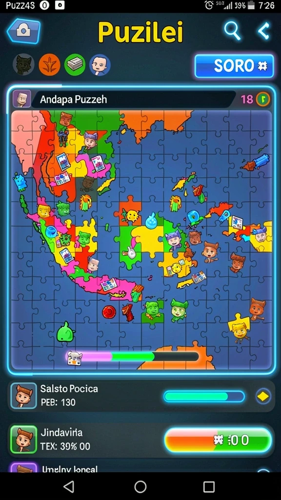 Mode multiplayer untuk bersaing dengan teman.