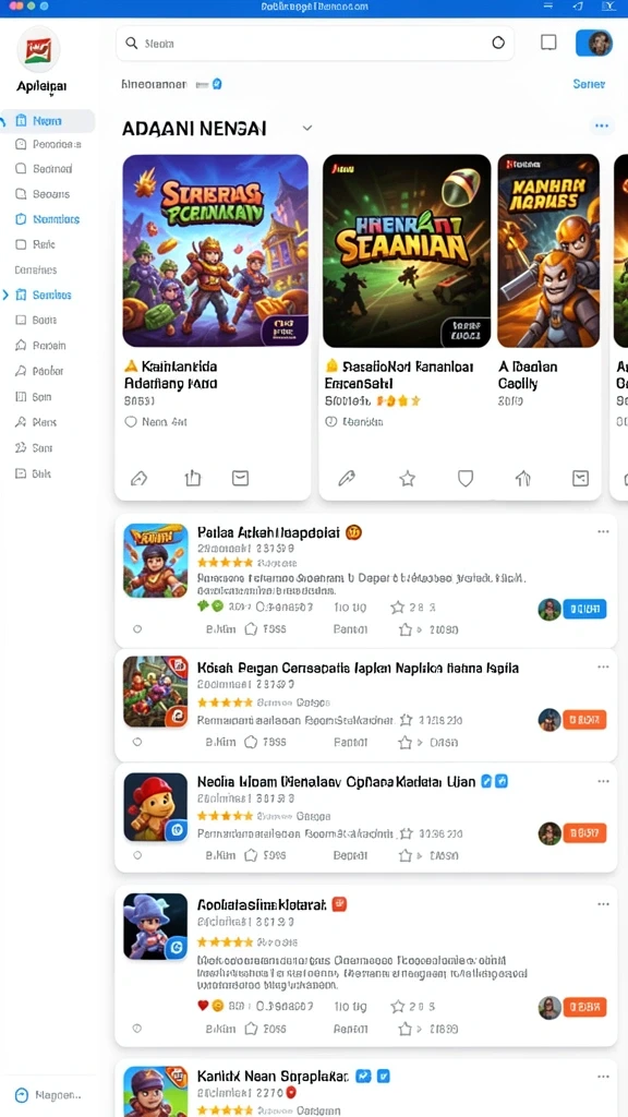 Gameplay yang menantang dengan banyak level.