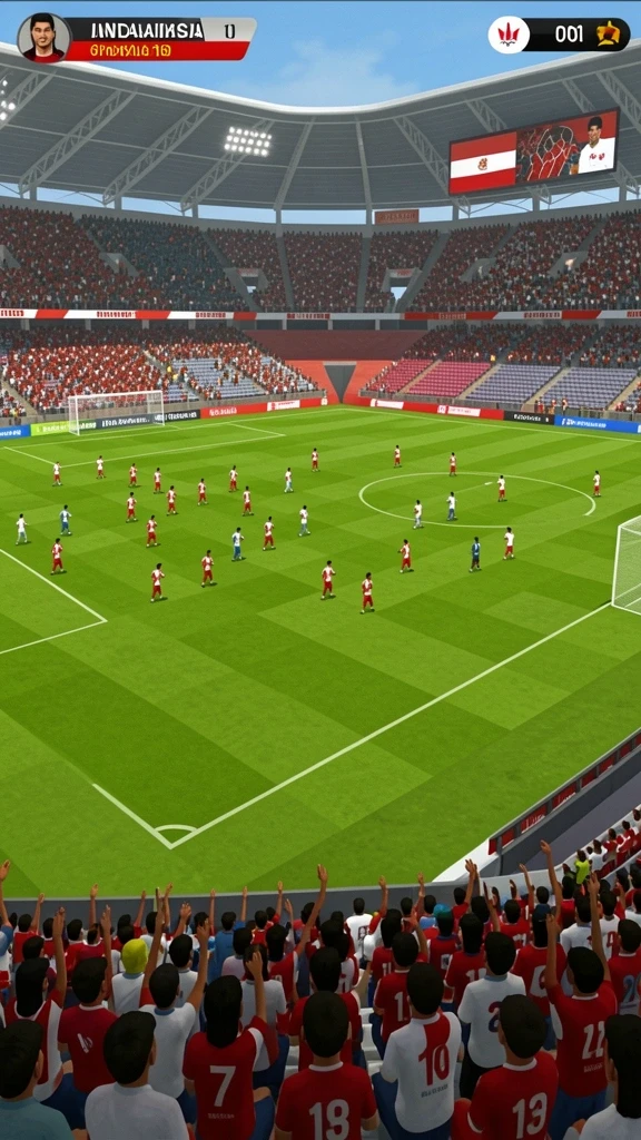 Tampilan awal game dengan grafis yang memukau.