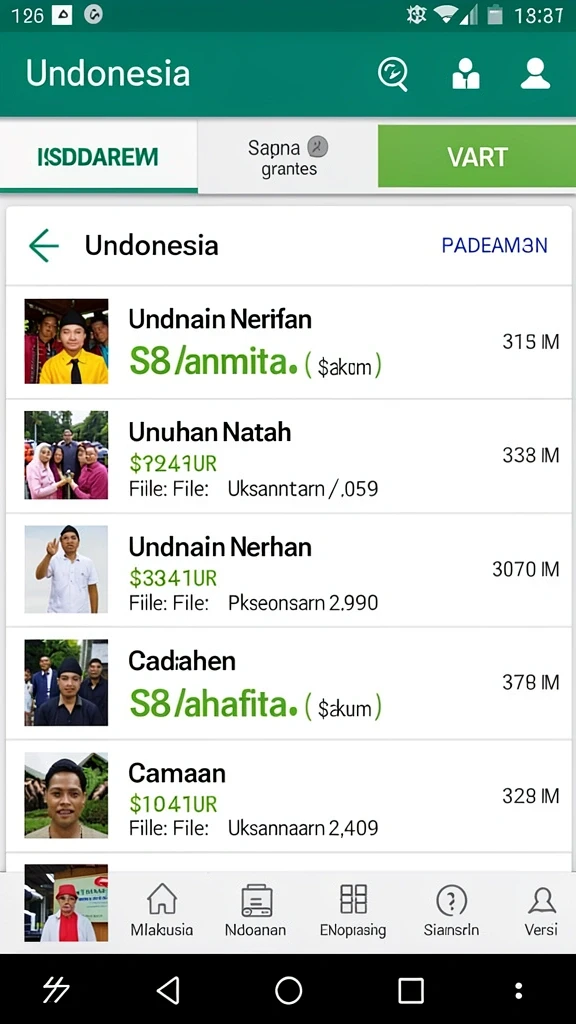 Tampilan antarmuka yang ramah pengguna.
