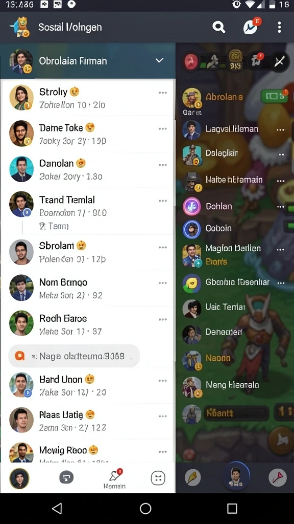Screenshot menampilkan antarmuka permainan yang menarik.