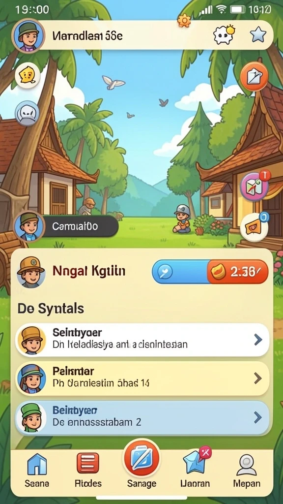 Fitur leaderboard untuk bersaing dengan teman.