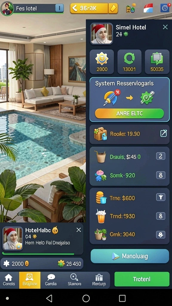 Tantangan seru yang menunggu di setiap level permainan.