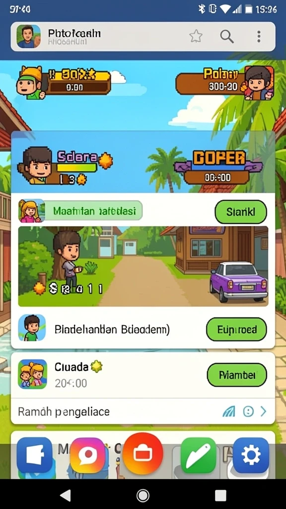 Fitur hadiah yang menarik dan menantang.
