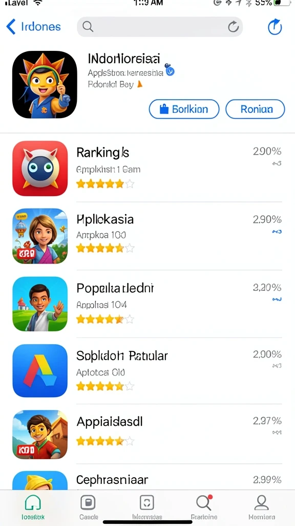 Tampilkan berbagai pilihan permainan yang seru.